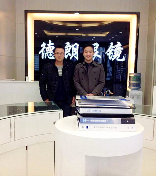 渭南德朗眼鏡店裝修見(jiàn)證