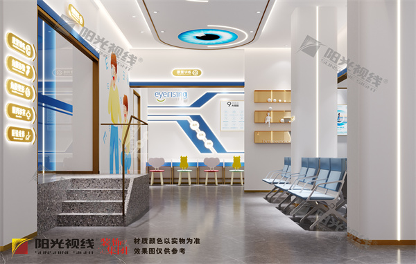 眼鏡店雙層復(fù)試戶型裝修設(shè)計(jì)效果圖