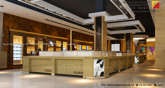 廣東江門眼鏡店裝修設(shè)計(jì)圖