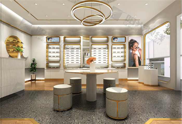 商場(chǎng)眼鏡店OMEGA店裝修設(shè)計(jì)案例